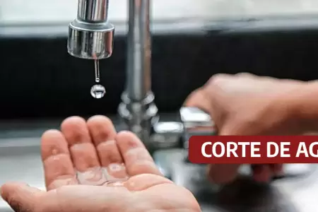 Corte de agua en Lima.