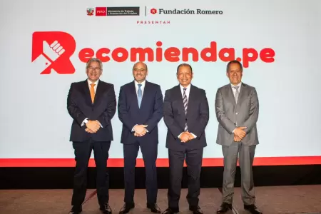 Plataforma Recomienda.pe del MTPE y Fundacin Romero