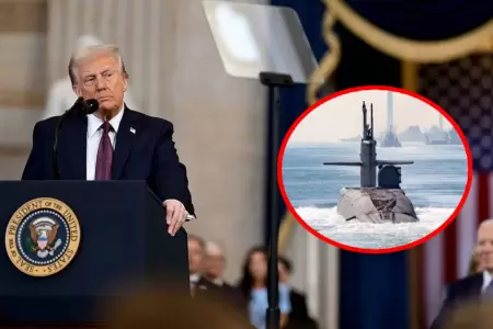 Trump afirma haber enviado submarino a Rusia.
