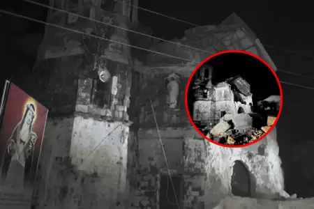 Terremoto en Filipinas provoca derrumbe de fachada de la iglesia de Santa Rosa d