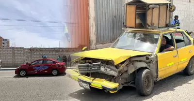 Choques consecutivos en Tacna