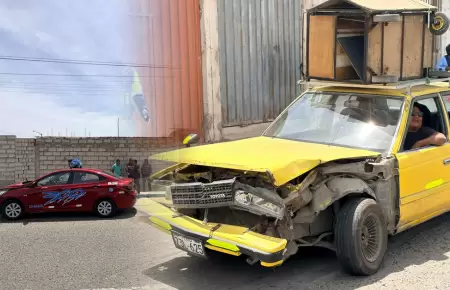 Choques consecutivos en Tacna