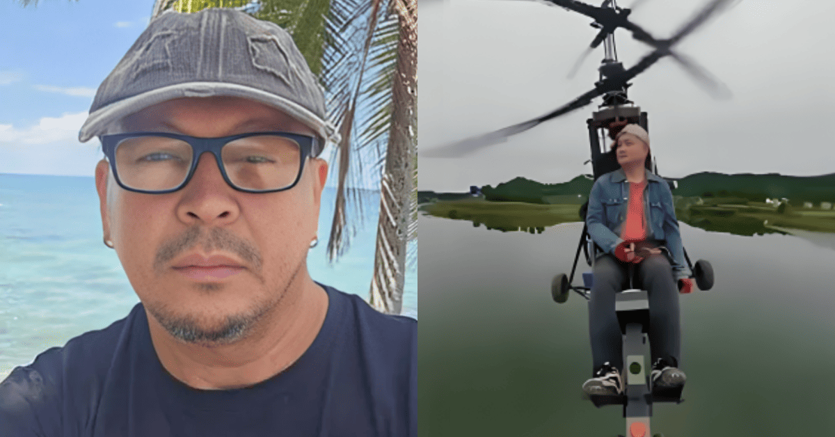 Trágico hecho en China: Influencer fallece durante transmisión en vivo mientras conducía helicóptero