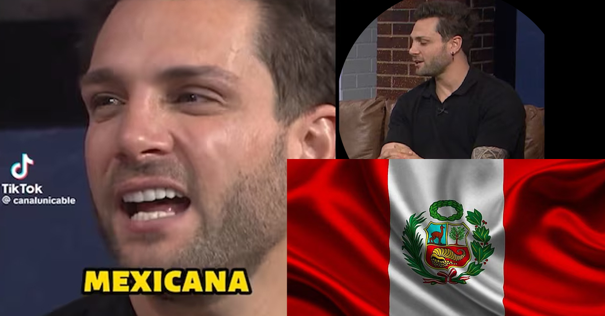 Nicola Porcella genera controversia al decir que "su sangre es mexicana" y evita reconocer sus raíces peruanas