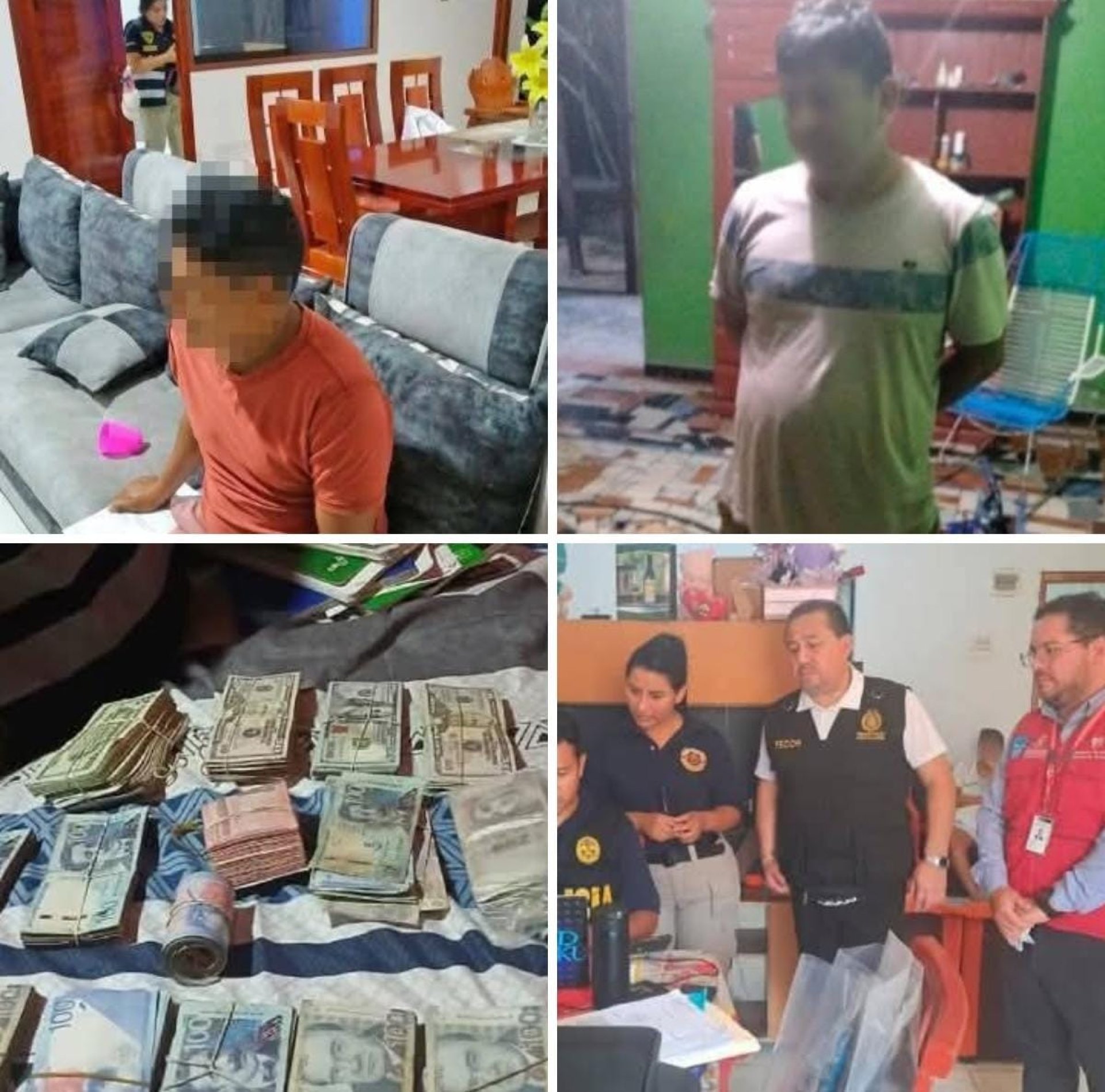 Detenidos de la banda 'Los Walas'.