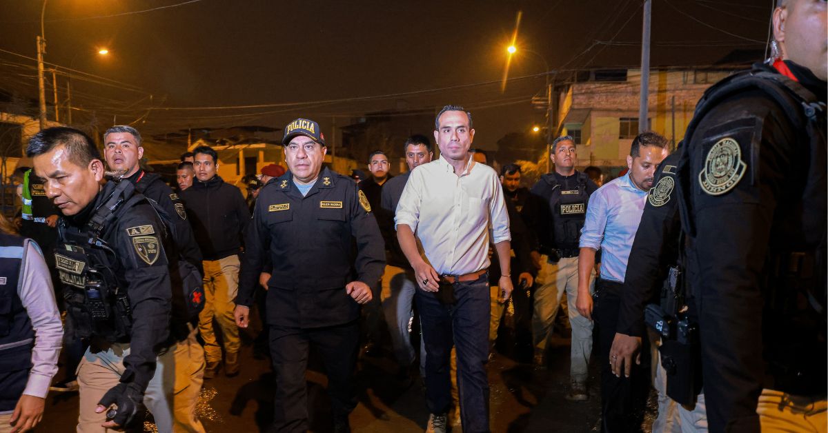 Jos Jer en zona afectada por incendio