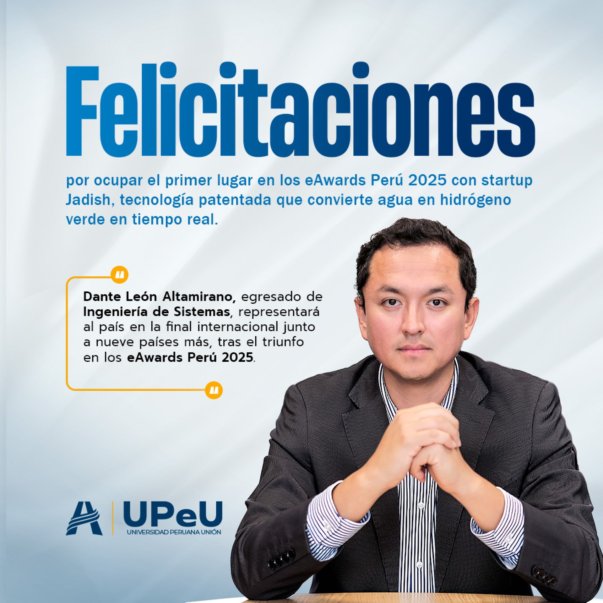 Egresado de la UPeU
