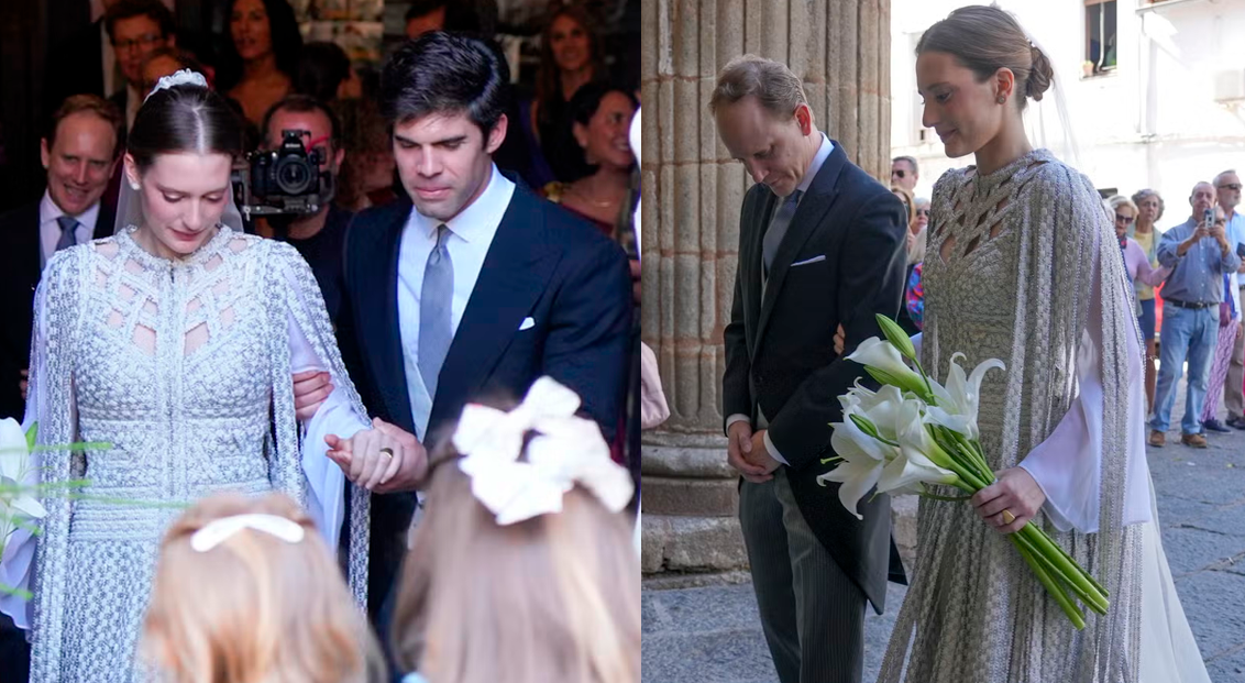 Imgenes de la boda de Micaela Belmont con Fernando Palazuelo.