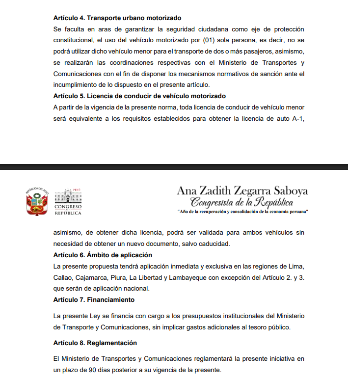 Proyecto de ley