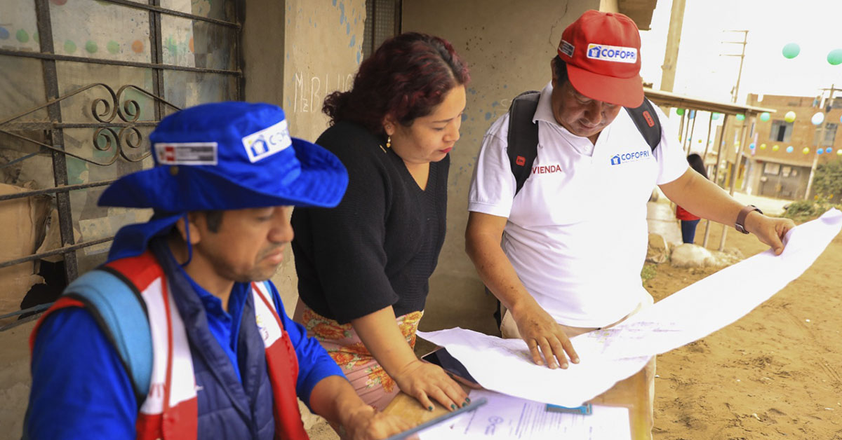 Cofopri empadronar a ms de 800 familias en Cajamarca.