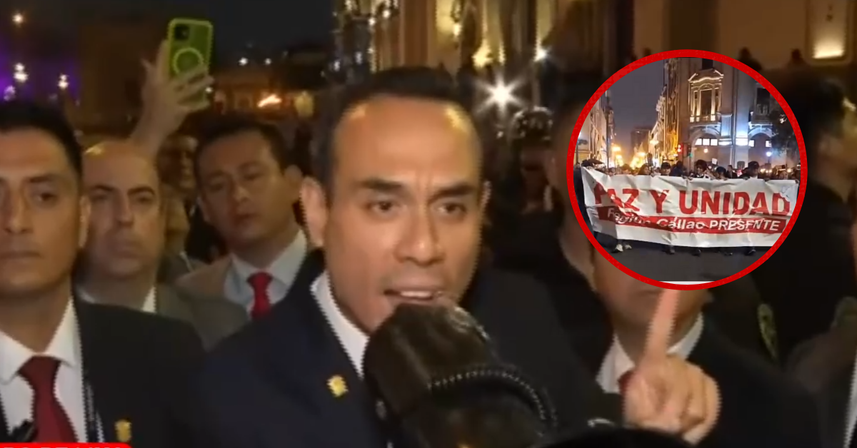 José Jerí salió de Palacio de Gobierno para dar encuentro a manifestantes: "No perdamos el optimismo"
