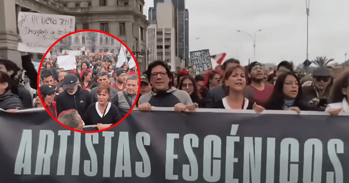 Marcha nacional del 15 de octubre: Artistas escénicos levantan su voz de protesta en contra del Gobierno