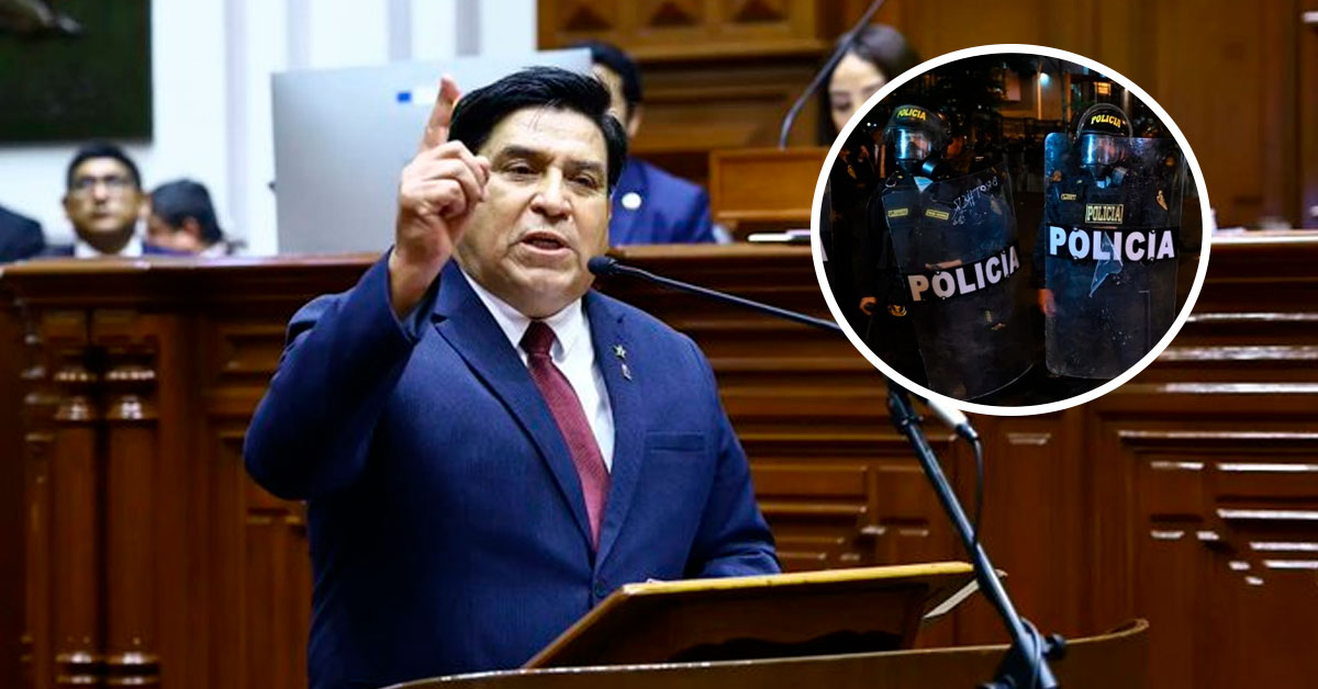 Ministro del Interior sobre manifestaciones: "Todo el Perú ha sido testigo de como han atacado a la Policía Nacional"