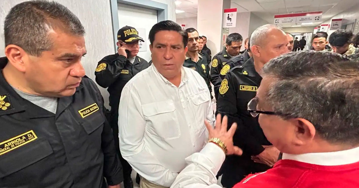 Ministro del Interior, Vicente Tiburcio, anuncia medidas en PNP.