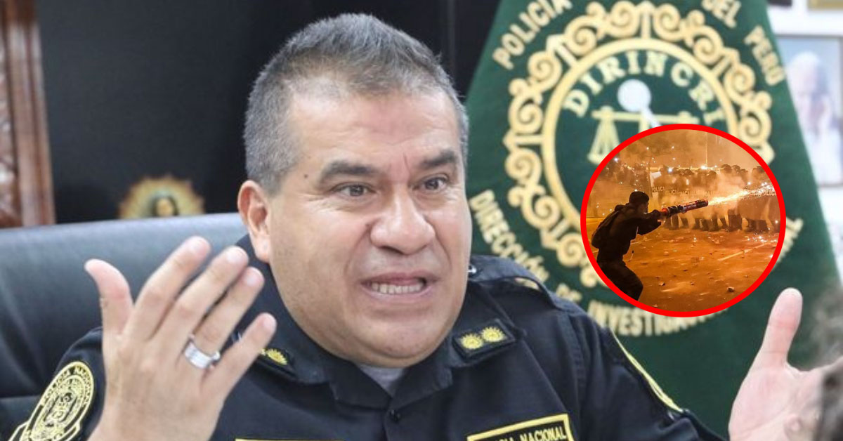 PNP entregará víveres a efectivos que resguardaron Centro Histórico en protestas, anuncia Óscar Arriola