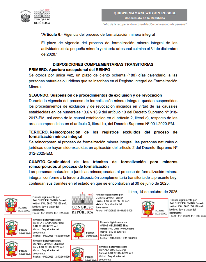 Proyecto de ley.