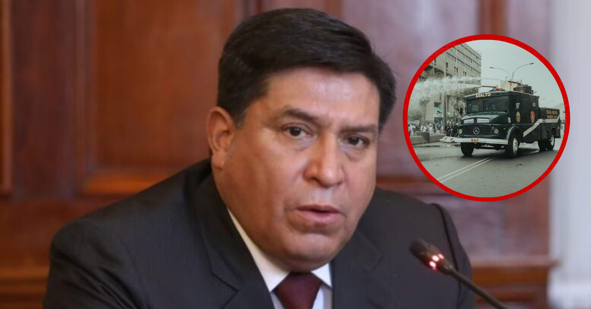 Ministro del Interior anunció la compra de rochabuses y tanquetes tras jornada de manifestaciones