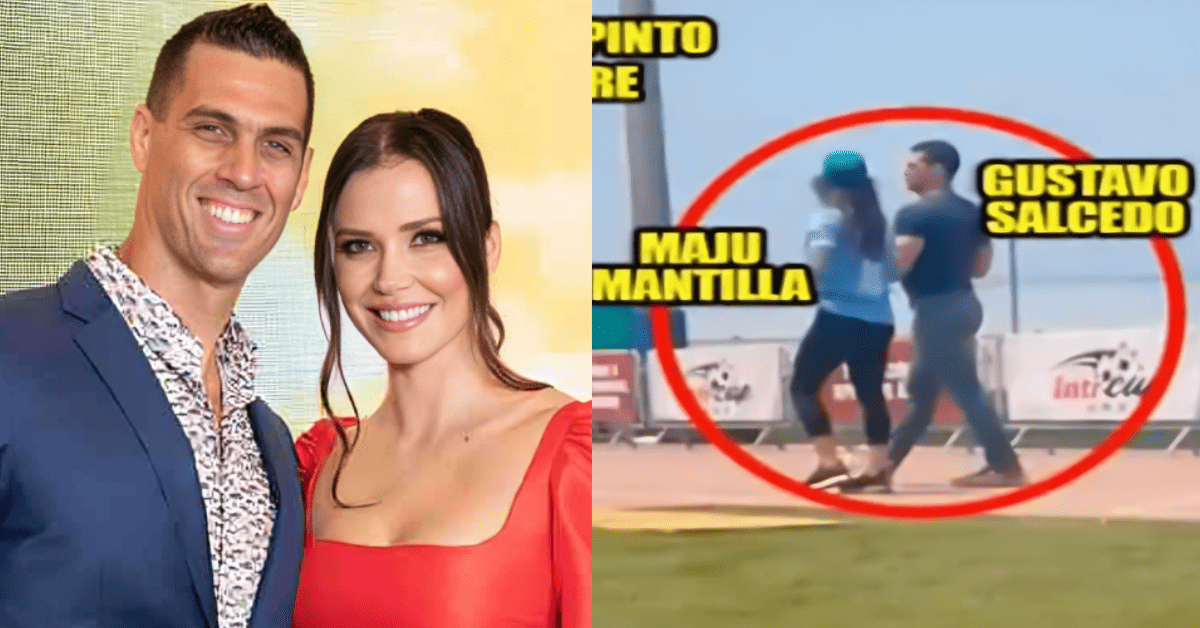 ¡Inesperado encuentro! Gustavo Salcedo y Maju Mantilla fueron CAPTADOS nuevamente JUNTOS
