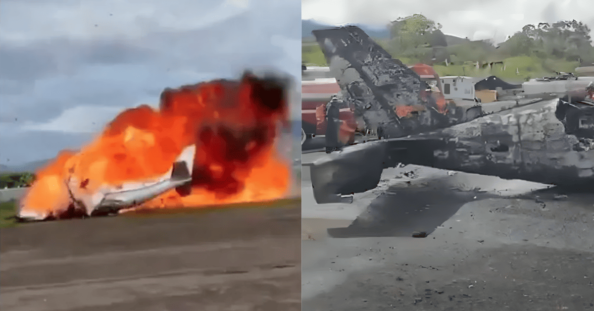 Trágico accidente aéreo en Venezuela: Dos personas fallecen tras despegue fallido de avioneta