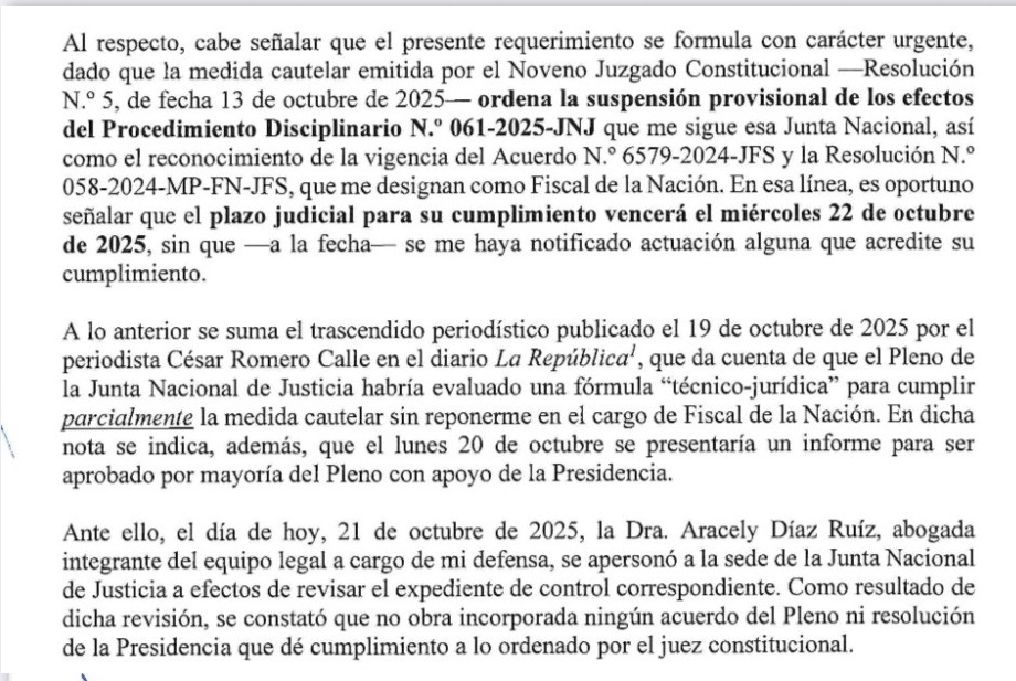 Pgina 2 de la carta notarial de Delia Espinoza a la JNJ.