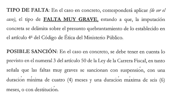 Posible sancin