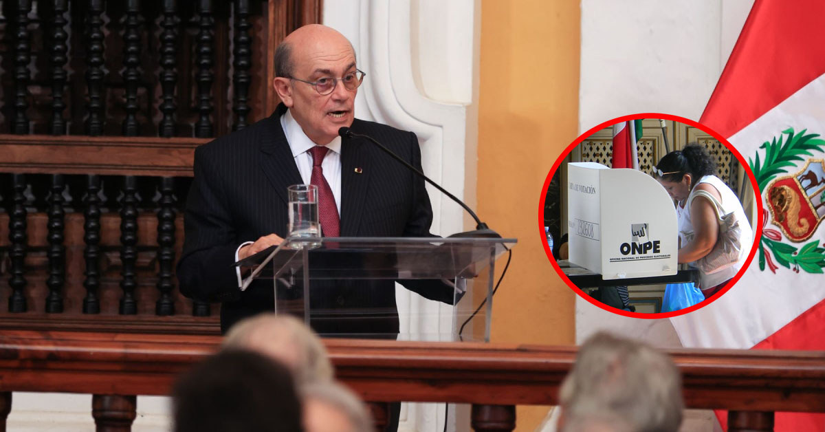 Canciller Hugo de Zela garantiza elecciones: Más de 4 mil mesas de sufragio para peruanos en el exterior