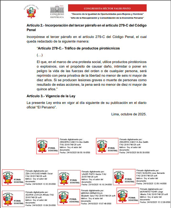 Proyecto de ley.