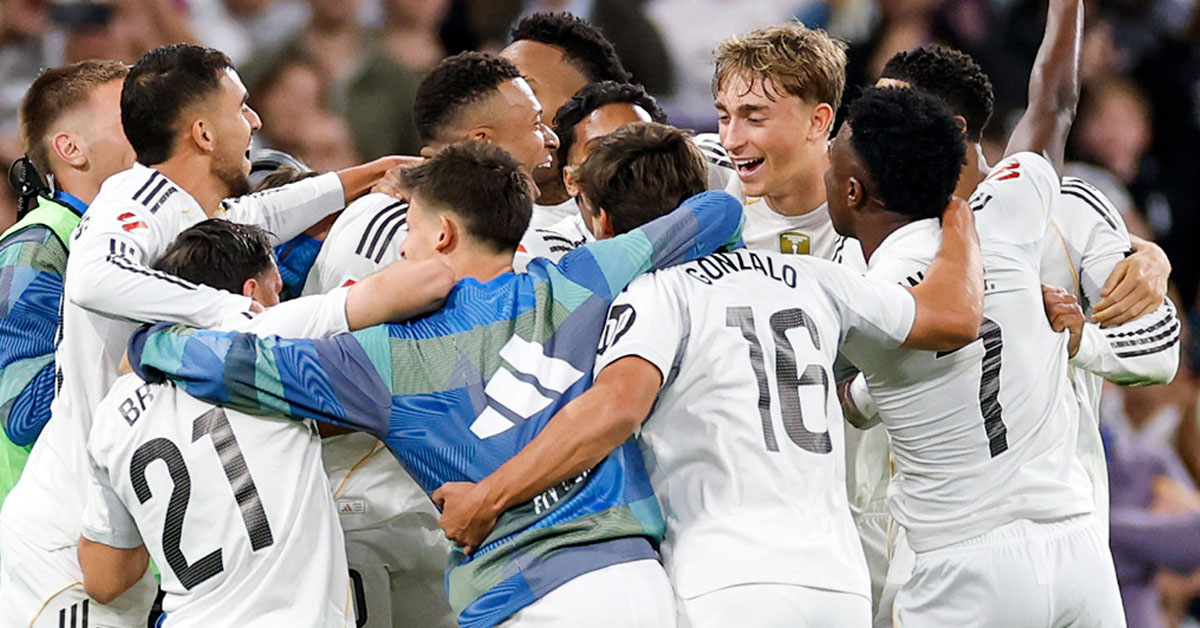 Con golazo de Mbappé: Real Madrid venció 2-1 a Barcelona y se afianza como único líder de LaLiga de España