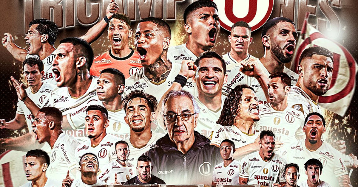 Universitario TRICAMPEÓN DEL FÚTBOL PERUANO: Cremas vencieron 2-1 a ADT y se consagraron en la Liga 1