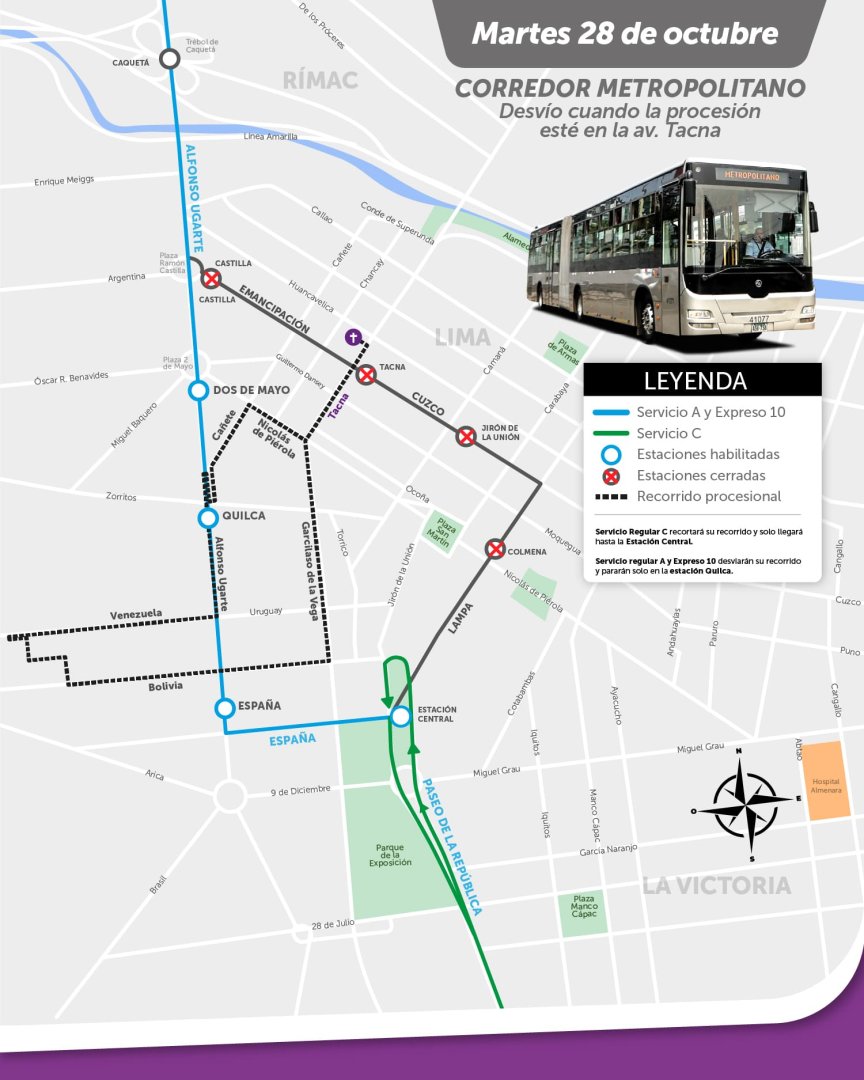 Ruta de Metropolitano