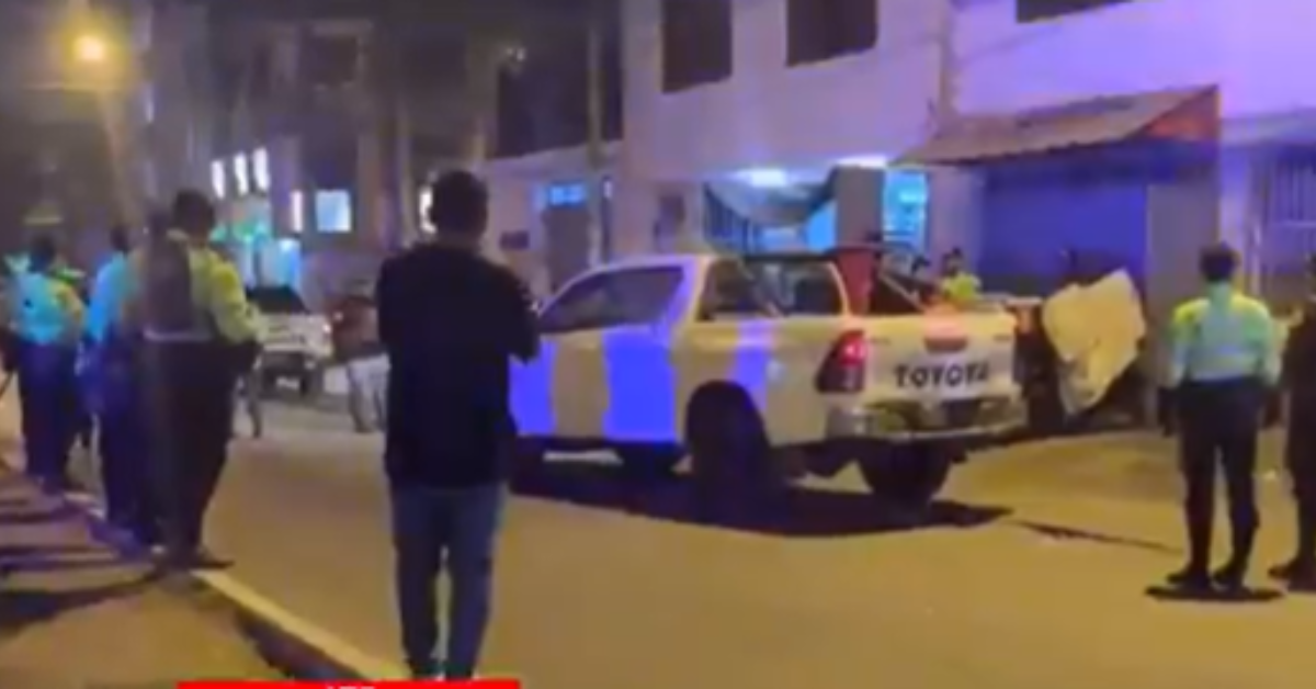 Asesinan a extranjero a balazos frente a colegio en Ate