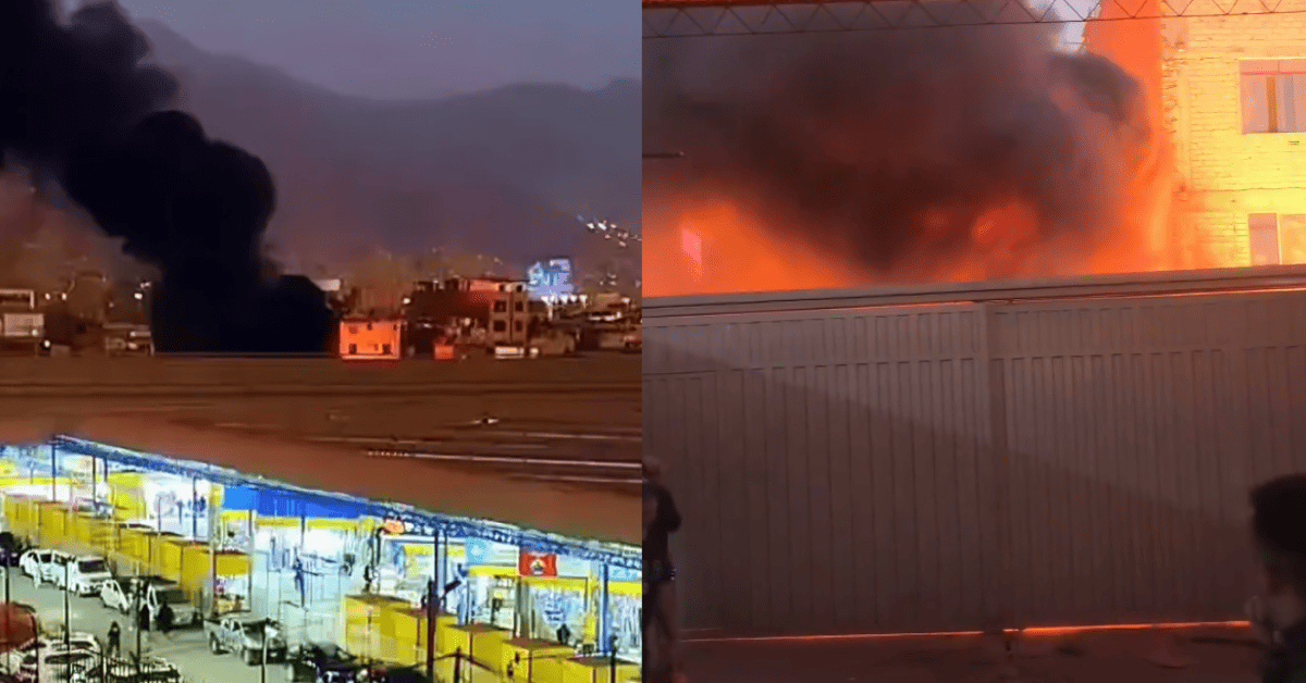 Se registró incendio cerca al mercado – El reportero andino