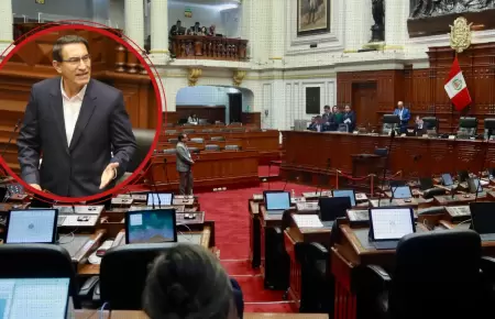Expresidente Martn Vizcarra actualmente inhabilitado por el Parlamento.