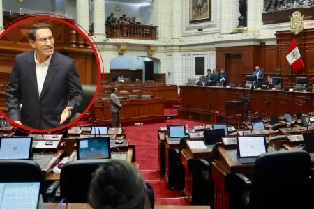 Expresidente Martn Vizcarra actualmente inhabilitado por el Parlamento.