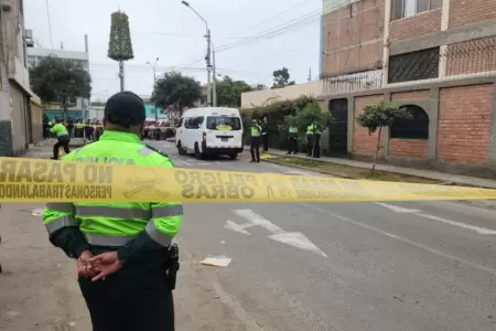 Atentan contra combi en el Callao