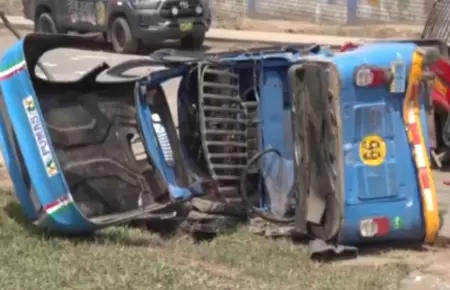 Accidente en el Callao deja 10 heridos