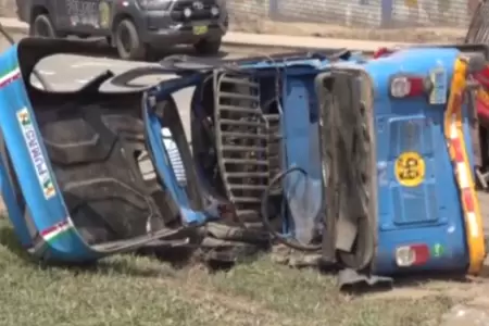 Accidente en el Callao deja 10 heridos