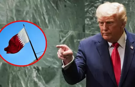 Trump se compromete a defender a Qatar.
