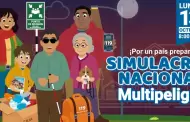 III Simulacro Nacional Multipeligro: Jornada de prevencin se llevar a cabo este lunes 13 de octubre