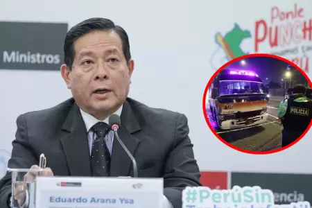 Premier Arana anuncia S/. 40 millones para lucha contra extorsin a transportist