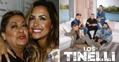 Milett Figueroa y los Tinelli en Per