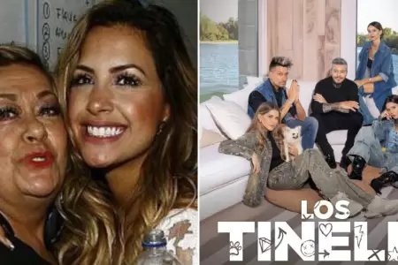 Milett Figueroa y los Tinelli en Per