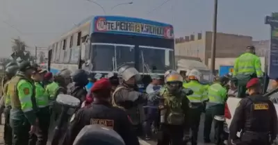 Mininter emite comunicado ante el paro de transportistas