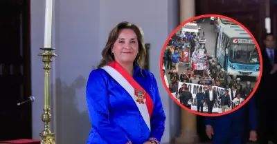 Dina Boluarte sobre paro de transportistas