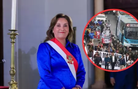 Dina Boluarte sobre paro de transportistas