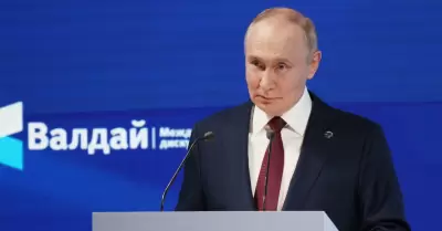 Vladimir Putin durante asamblea en Valdai.