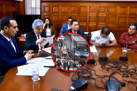 Congreso anuncia grupo de lite para enfrentar extorsiones a transportistas