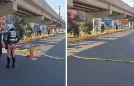 Accidente en La Victoria dej a un adulto mayor fallecido