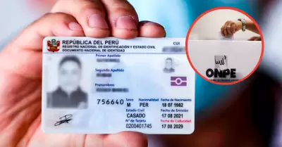 Peruanos con DNI vencido no podrn votar