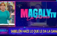 Magaly Medina enfrenta a su produccin en vivo y amenaza con abandonar el set: "O hablas t, o hablo yo"